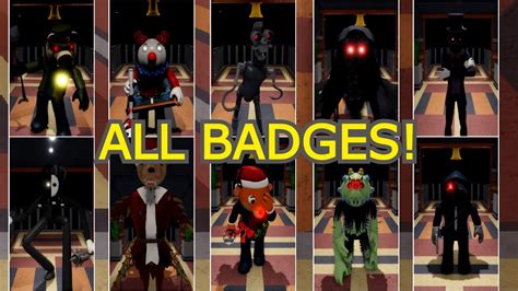 How To Get ALL 37 BADGES MORPHS SKINS In ACCURATE PIGGY RP THE