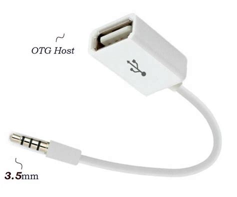 Kabel Adapter Mini Jack 3 5mm Aux Na Usb Otg Host Sklep Opinie Cena W Allegro Pl