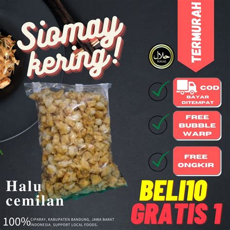 SIOMAY KERING MINI 1kg Topping Baso Aci Lazada Indonesia