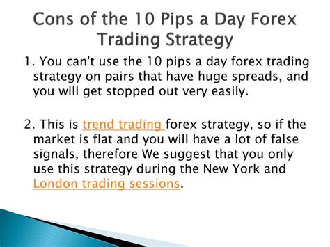 Ppt Idea Behind Trading Of 10 Pips A Day Forex Strategy Powerpoint