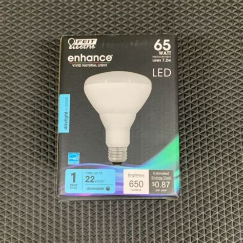 LOTS OF 2 Feit Electric LED 65 Watt Enhance Vivid Natural Daylight