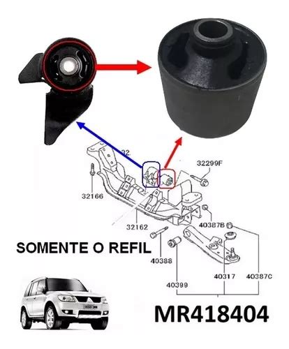 Bucha Refil Coxim Central Diferencial Pajero Tr4 Io Parcelamento