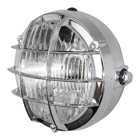 Phare rond chromé avec grille Peugeot 103 MBK 51 Pièces Carénage sur