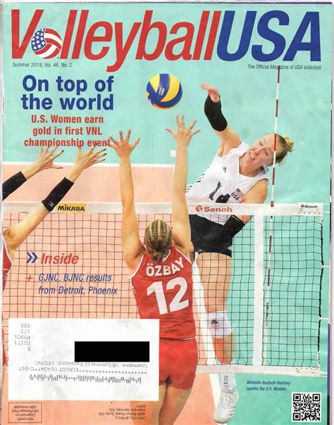 Volleyball Usa The Official Magazine Of Usa Volleyball Vol No