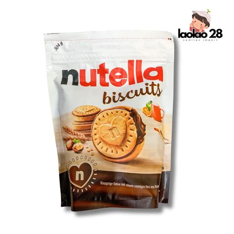 Jual Nutella Biscuit 304gr Viral Singapore Paket Isi 2 Pack Shopee