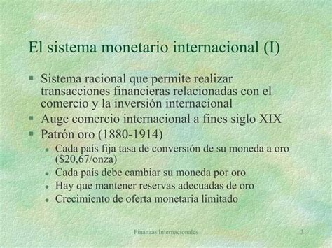 Sistema Monetario International Ppt