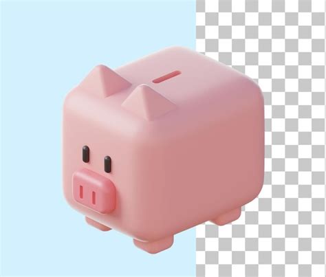 Premium Psd Piggy Bank D Icon