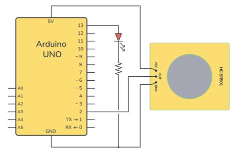 Arduino Pir Sensor Circuit And Code Example