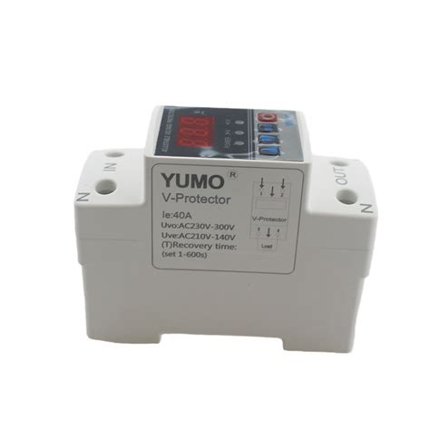 Yumo Np V Overvoltage And Undervoltage Protector A Vac