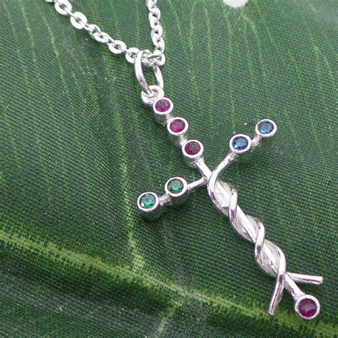 Silver Laminin Cross Necklace – Handmado.com