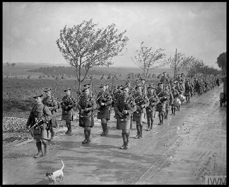 Battle Of Flers Courcelette Troops Of The 15th Scottish Infantry