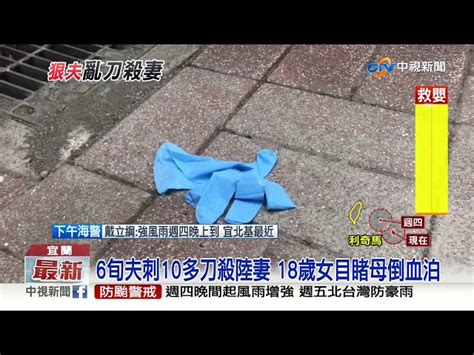 夫刺10多刀殺妻 18歲女目睹母倒血泊│中視新聞 20190807