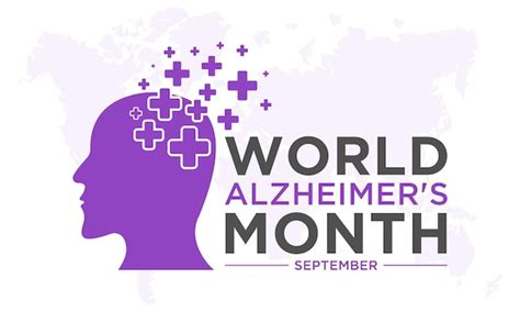 Premium Vector World Alzheimers Month Is Observed Every Year In