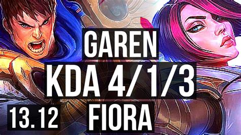 Garen Vs Fiora Top M Mastery Games Kr Master