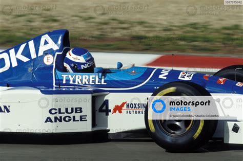 Mika Salo Tyrrell 023 Yamaha European GP Motorsport Images