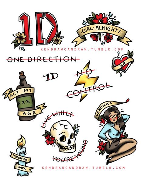 One Direction Tattoos Ideas