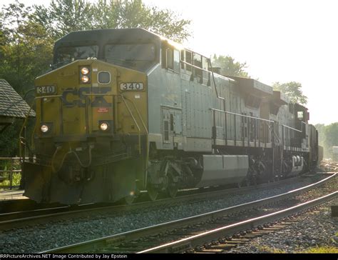 Csx 340 Leads A Hopper East Through Point Of Rocks