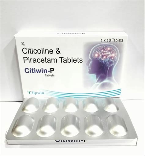 CITIWIN P TAB CITICOLINE 500MG PIRACETAM 800MG TABLET CLIPWIN