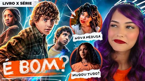 PERCY JACKSON É BOM MESMO Análise Episódios 01 02 e 03 Livro x