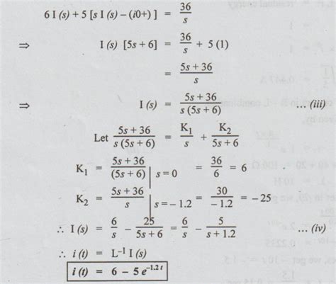 Solved Example Problems Dc Transients In Rl Rc Rlc Circuit