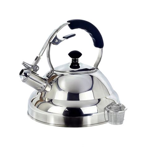 Willow Everett Surgical Whistling Stove Top Kettle Teapot