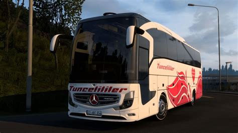 ETS2 Mercedes Benz Travego 15 SHD Can Dersim Tunceliler Tourism Skin V1