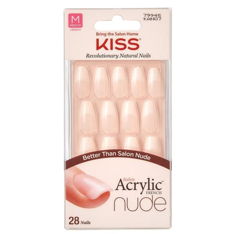 Kiss Salon Acrylic French Nude Leilani Kunstnagels MAKE UP Wij Helpen Je Kiezen