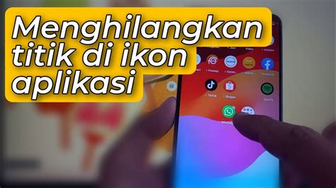 Cara Menghilangkan Titik Di Ikon Aplikasi Di HP Realme C51 Realme UI T