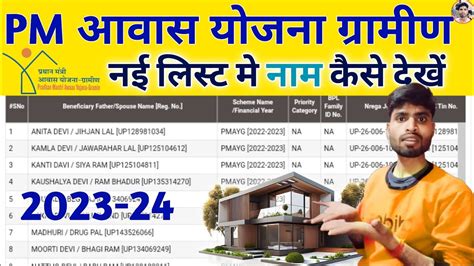 Pm Pm Awas Yojana New List Pm Awas