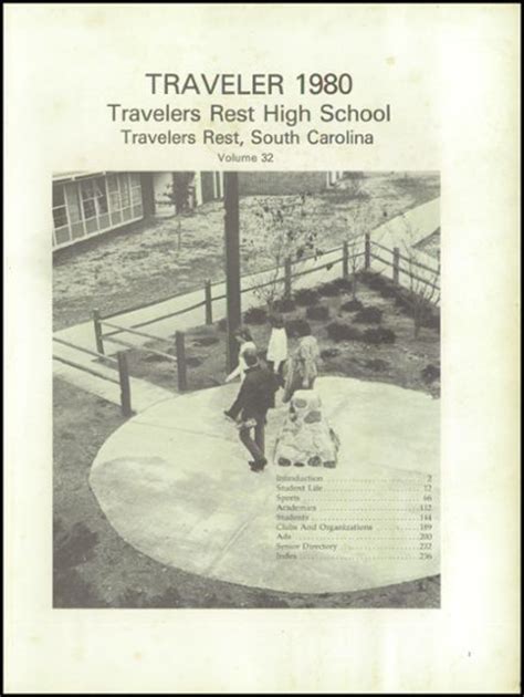 Explore 1980 Travelers Rest High School Yearbook, Travelers Rest SC ...