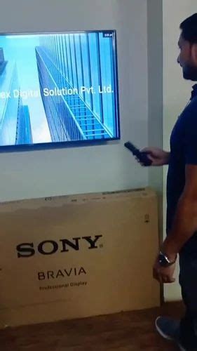 Wall Mount Sony Pro Bravia Display Fw Bz J At Rs In Faridabad