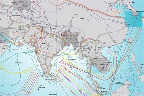 Indian Trade Routes Map