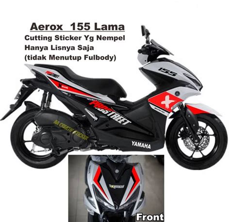 Jual Cutting Sticker Stiker Cuting Lis Polet Aerox Prostreet Di Lapak