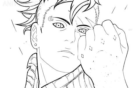 Coloriages Kawaki Aniyuki Anime Portal