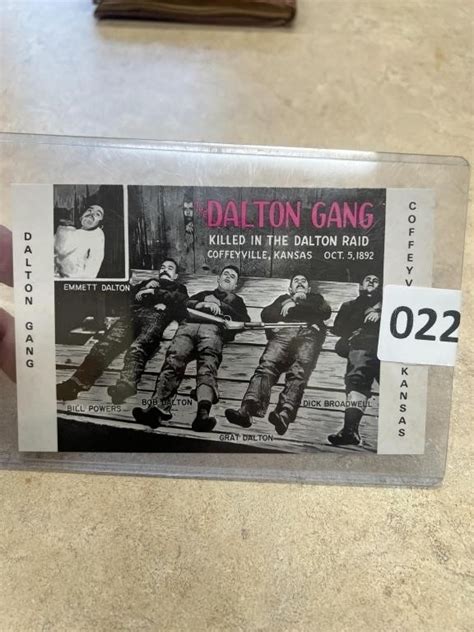 Dalton Gang Death Postcard | Live and Online Auctions on HiBid.com