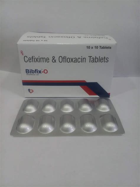 Bibfix O Cefixime Ofloxacin Tablet Mg Mg Mg At Rs Box