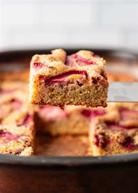 Strawberry Cornmeal Cake | Kevin Is Cooking