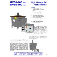 T R KV50 100 Mk2 High Voltage AC Test Set 50kV 100mA