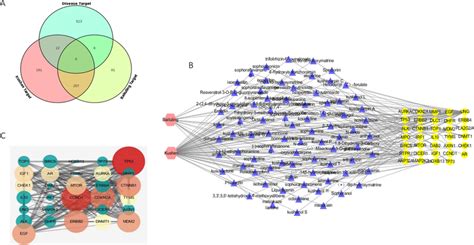 Network Pharmacological Analysis Of Targets Networks And Ppi A Download Scientific Diagram