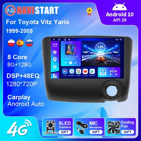 Navistart Para Toyota Vitz Yaris Echo Din Radio De Coche