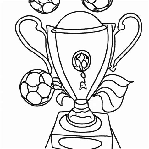 7 Desenhos de Troféu de Futebol para Imprimir e Colorir Descubra a