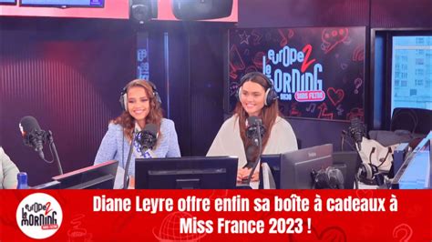 Diane Leyre offre enfin sa boite à cadeaux à Miss France 2023 Le