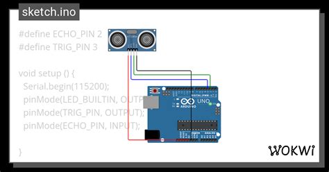 Praktik Arduino Dan Sensor Ultrasonic Wokwi Esp Stm Arduino