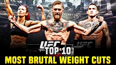 10 Most Brutal Weight Cuts In The UFC YouTube