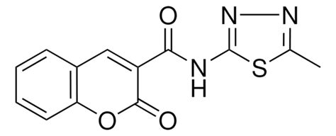 2 OXO 2H CHROMENE 3 CARBOXYLIC ACID 5 METHYL 1 3 4 THIADIAZOL 2 YL