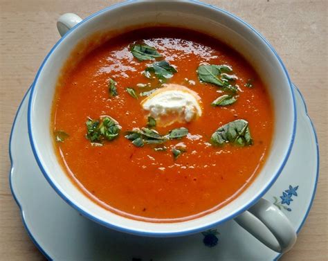 Geröstete Tomaten Paprika Suppe Von Nevadawn Chefkoch De