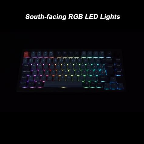 Keychron V1 Max Carbon Black LEDs RGB Hot Swap Gateron Jupiter BANANA USB Bluetooth UK