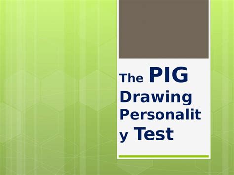 (PPT) The PIG Drawing Personality Test - DOKUMEN.TIPS