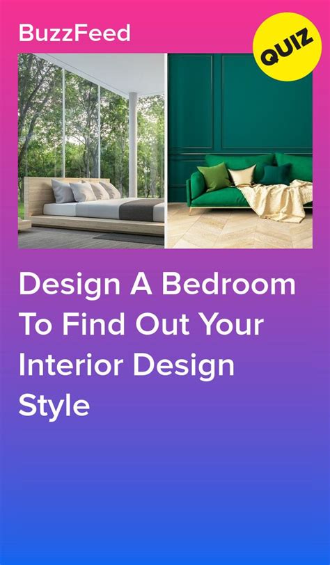 Design A Bedroom To Find Out Your Interior Design Style Quiz Design