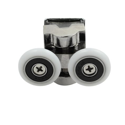 4x Zinc Alloy Shower Door Wheels Twin Top Bottom Rollers Runners Replacement Uk 659438784510 Ebay